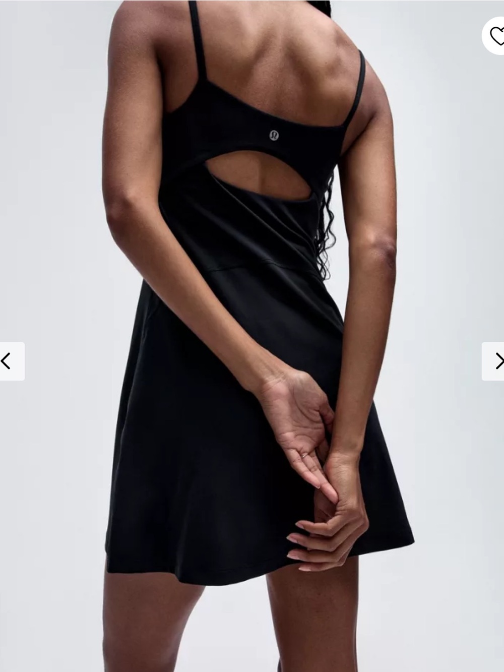 Lululemon Align Cami Strap Dress 12/ XL Black - Picture 2 of 9